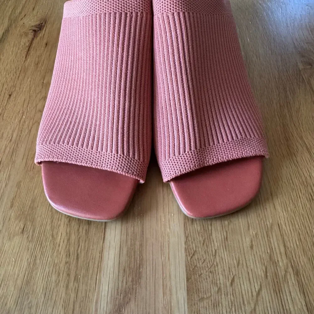Everlane The Glove Mule Heel in Reknit in 